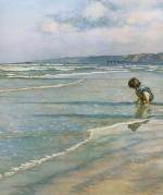 水粉大师Steve Hanks 041-ReflectionsOnLaJollaShores-Detail